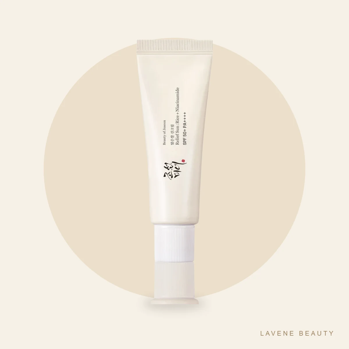 ضدآفتاب برنج بیوتی آف جوسان مدل ریلیف سان Rice + Niacinamide با SPF50+ PA++++ حجم ۵۰ میلی‌لیتر